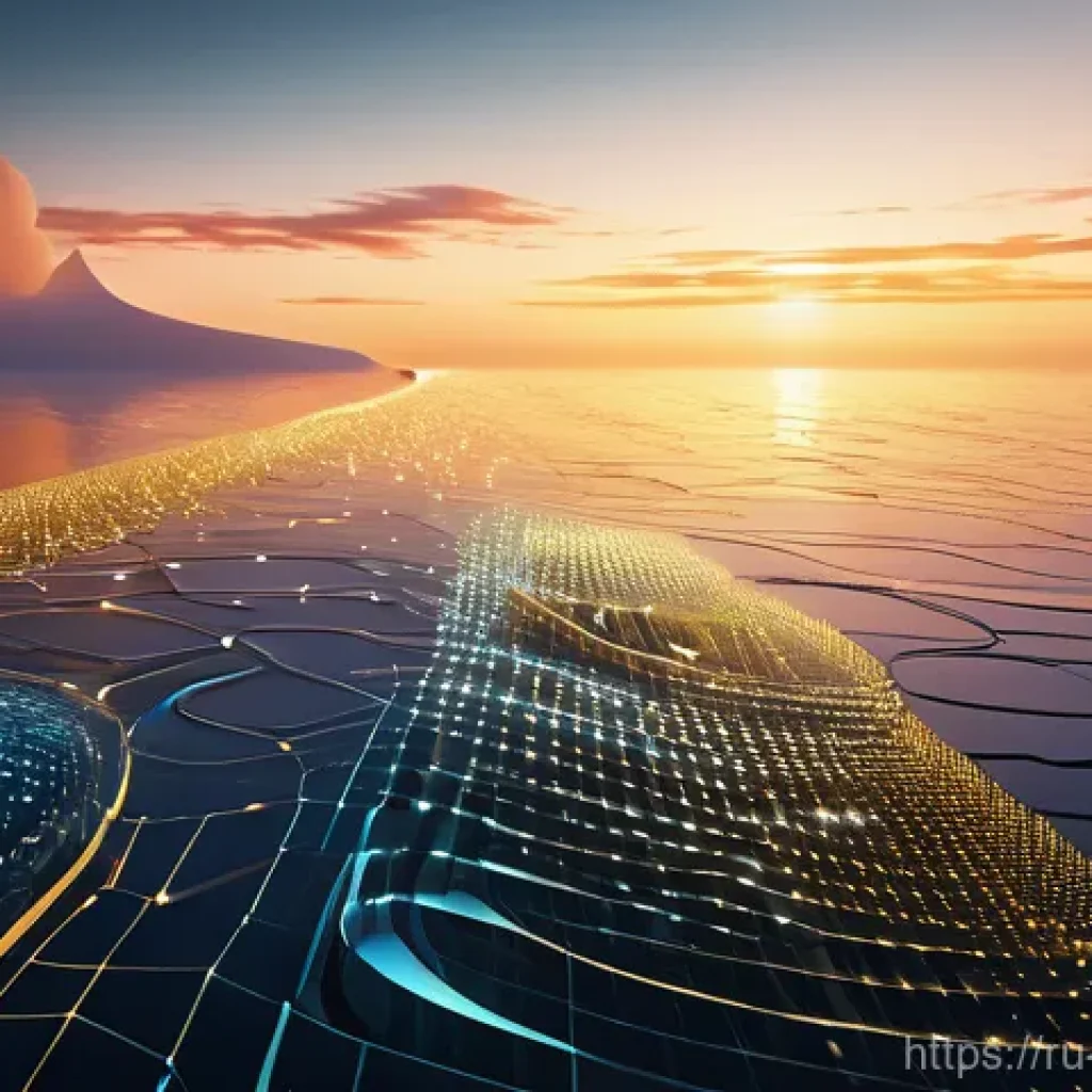 빅데이터 분석 실무에서의 데이터 처리 프로세스 - **Prompt 1: The Infinite Ocean of Data**
"A majestic, sprawling 'data ocean' under a glowing, et...